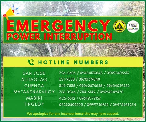 batelec 2 emergency hotline|Notice of Emergency Power .